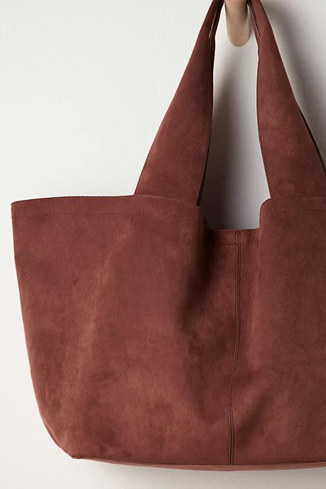 Blair Reversible Vegan Suede Tote Product Image