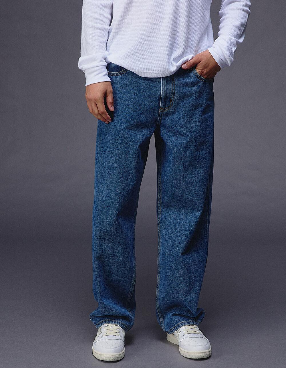 RSQ Mens Loose Fit Jeans - Dark Wash Product Image