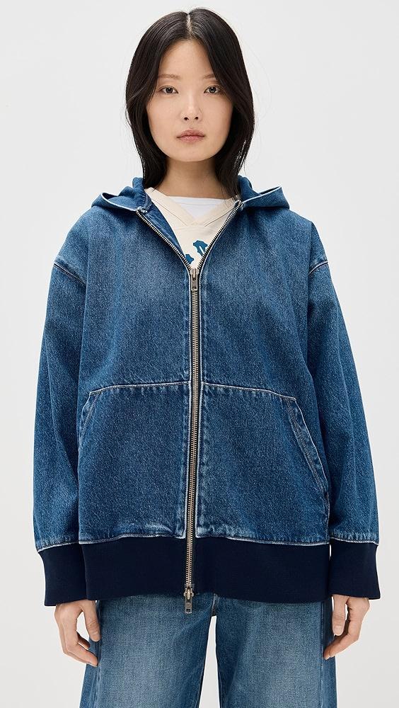 MOTHER The Big Tipper Zip Hoodie | Shopbop Product Image