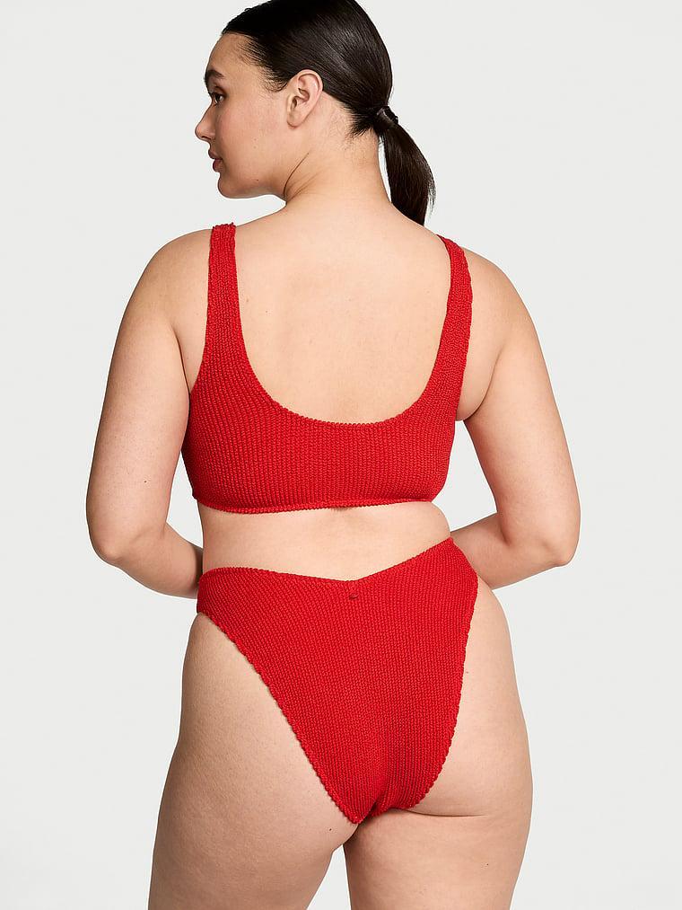 Crinkle Brazilian Bikini Bottom Product Image