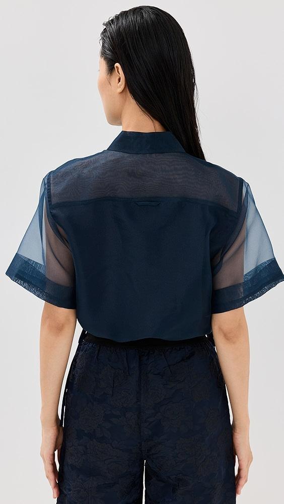 SIMKHAI Ryett Crop Shirt | Shopbop Product Image