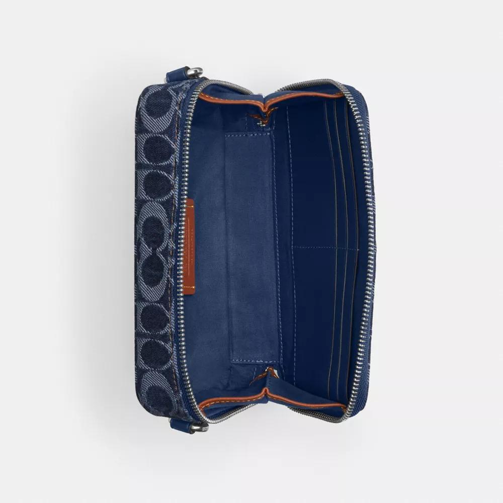 Charter Slim Crossbody Bag In Signature Denim Product Image