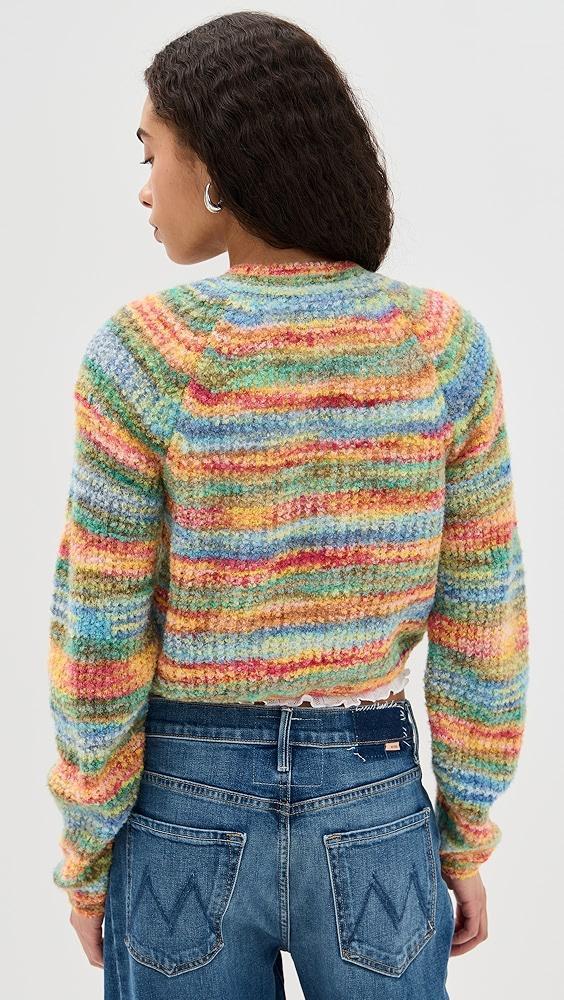 MOTHER The Raglan Crop Alpaca Cardigan | Shopbop Product Image