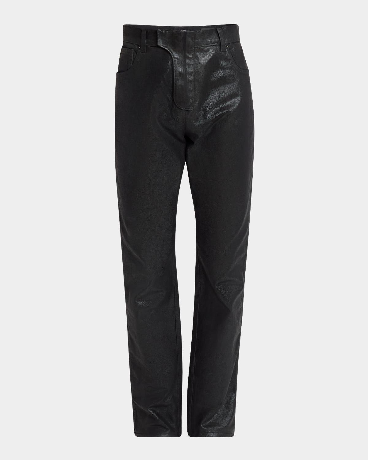 Mens Shiny Regular-Fit Jeans Product Image
