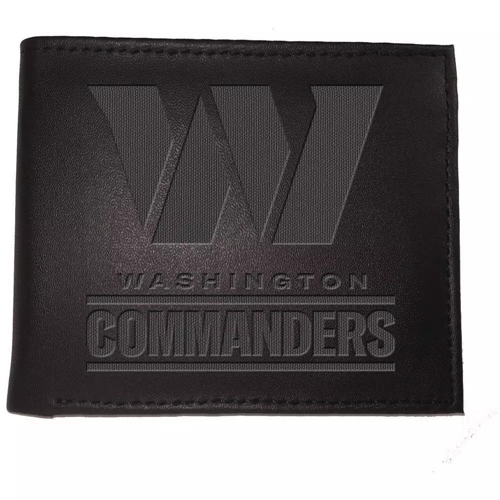 Men's Black Washington Commanders Hybrid Bi-Fold Wallet, Wft Black Product Image