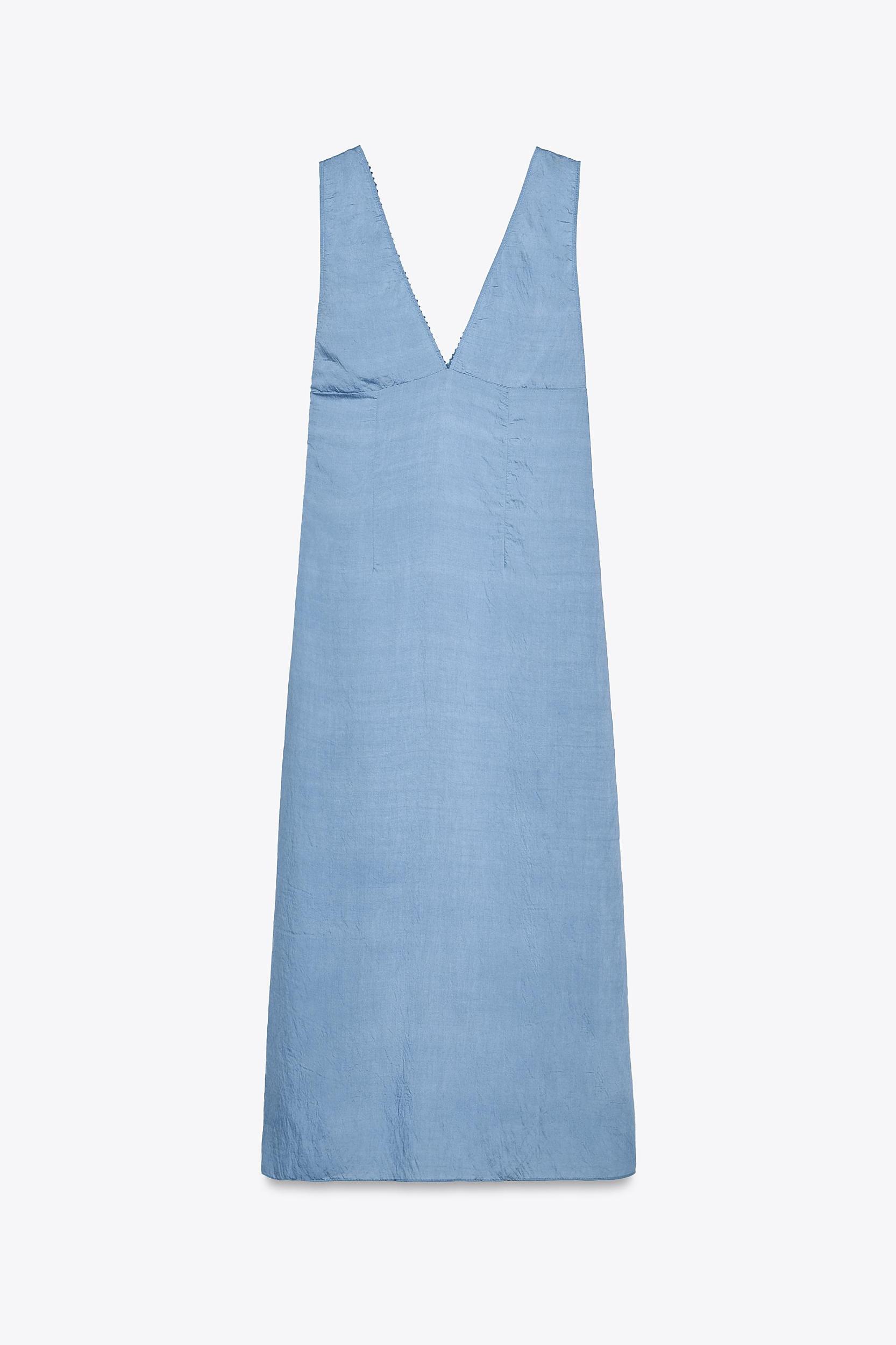 EMBROIDERED MIDI DRESS Product Image