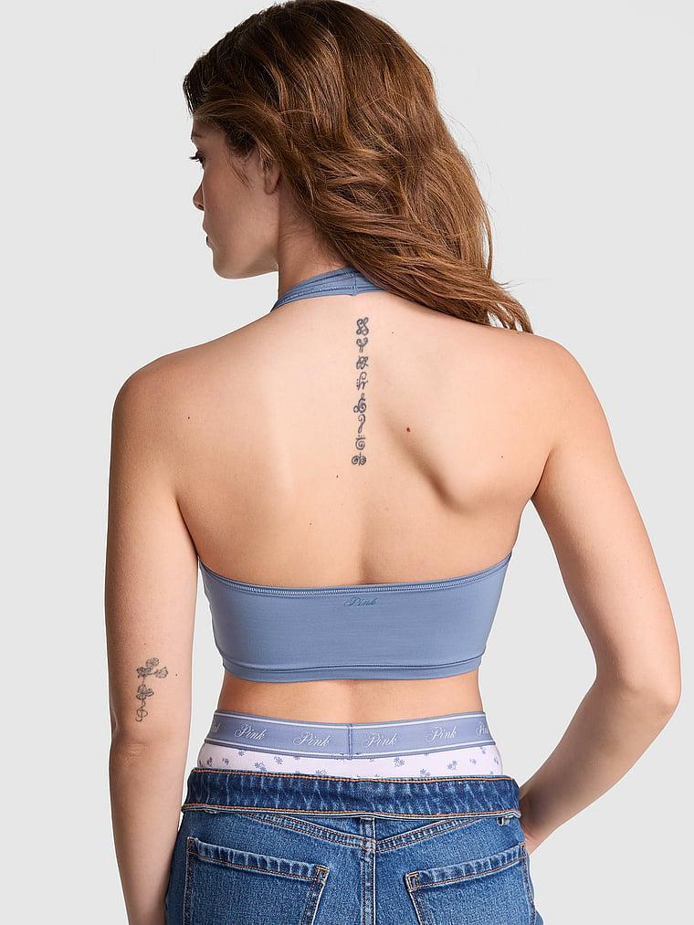Base Stretch Halter Bra Top Product Image