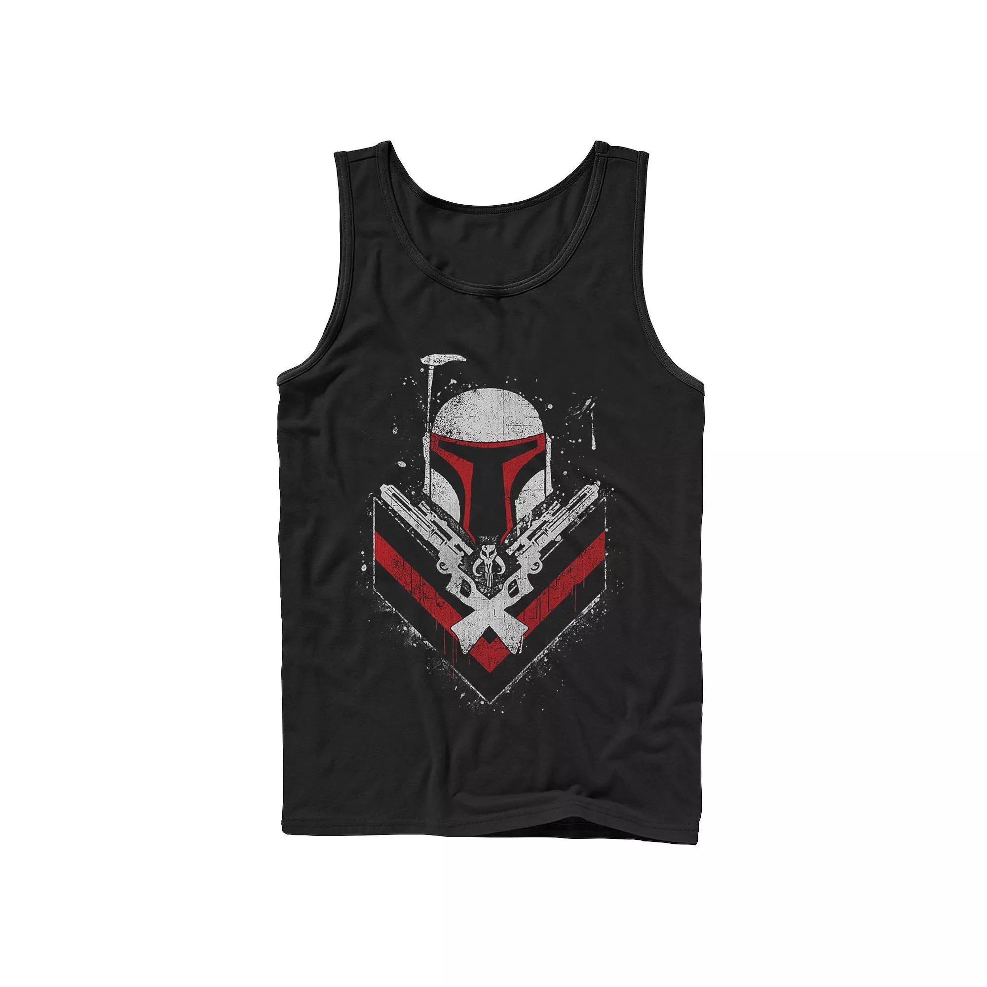Men's Star Wars Boba Fett No Threats Only Promises Tank Top, Size: Large, Black Product Image