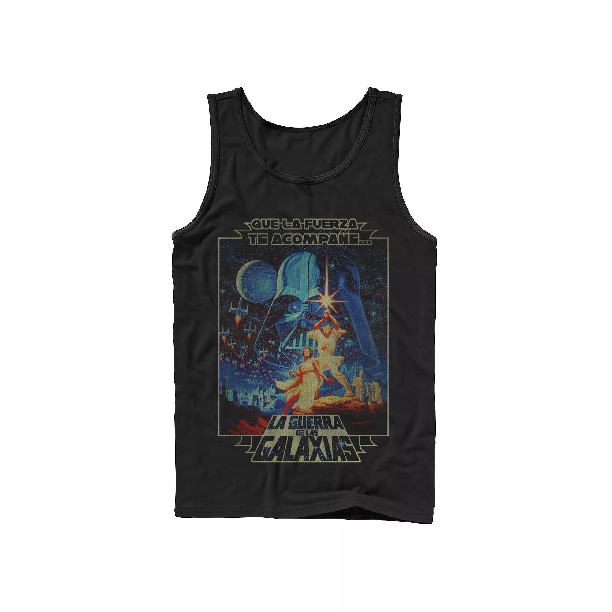 Men's Star Wars Faded Movie Poster Tank Top, Size: XL, Black Product Image