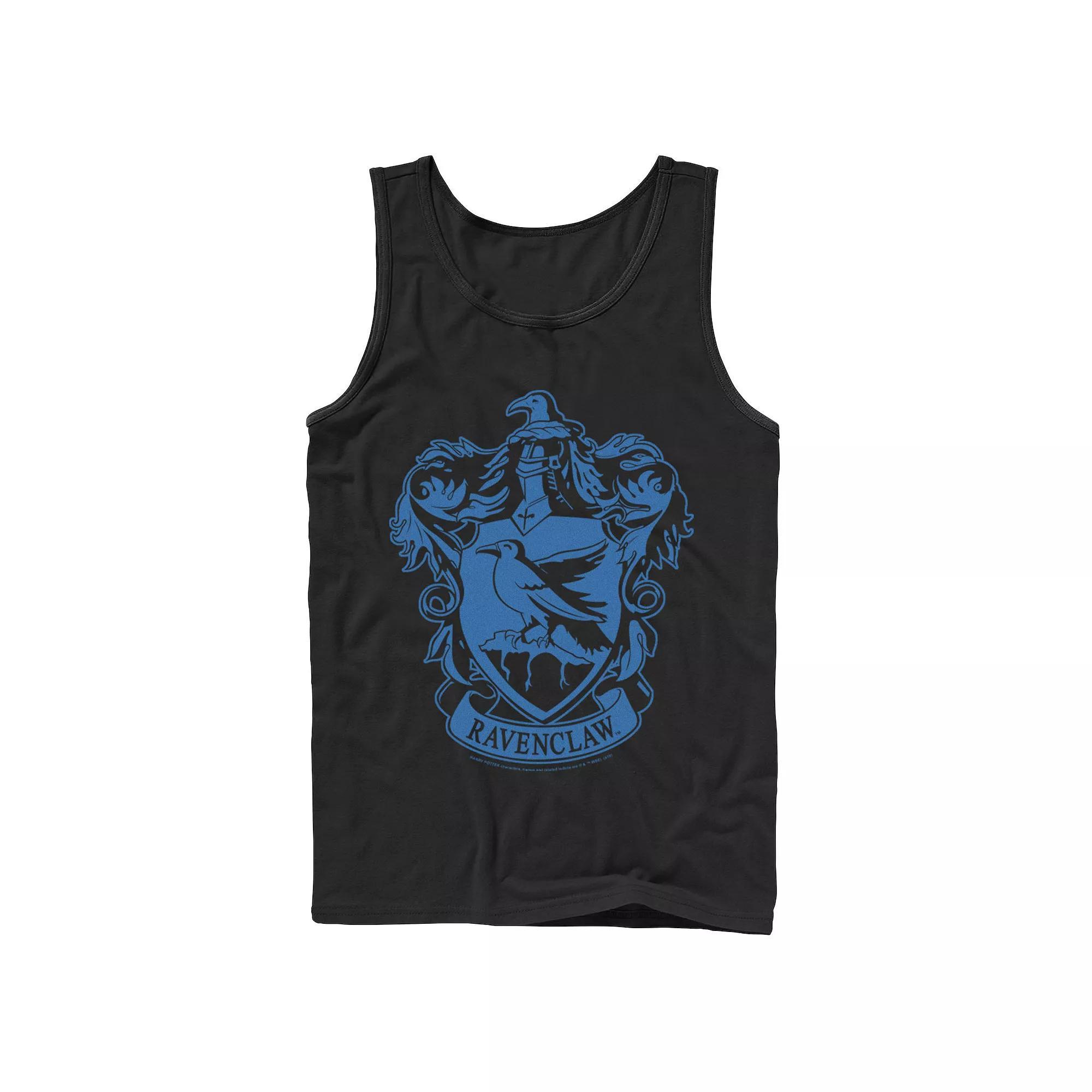Men's Harry Potter Ravenclaw Simple House Crest Tank Top, Size: Large, Black Product Image