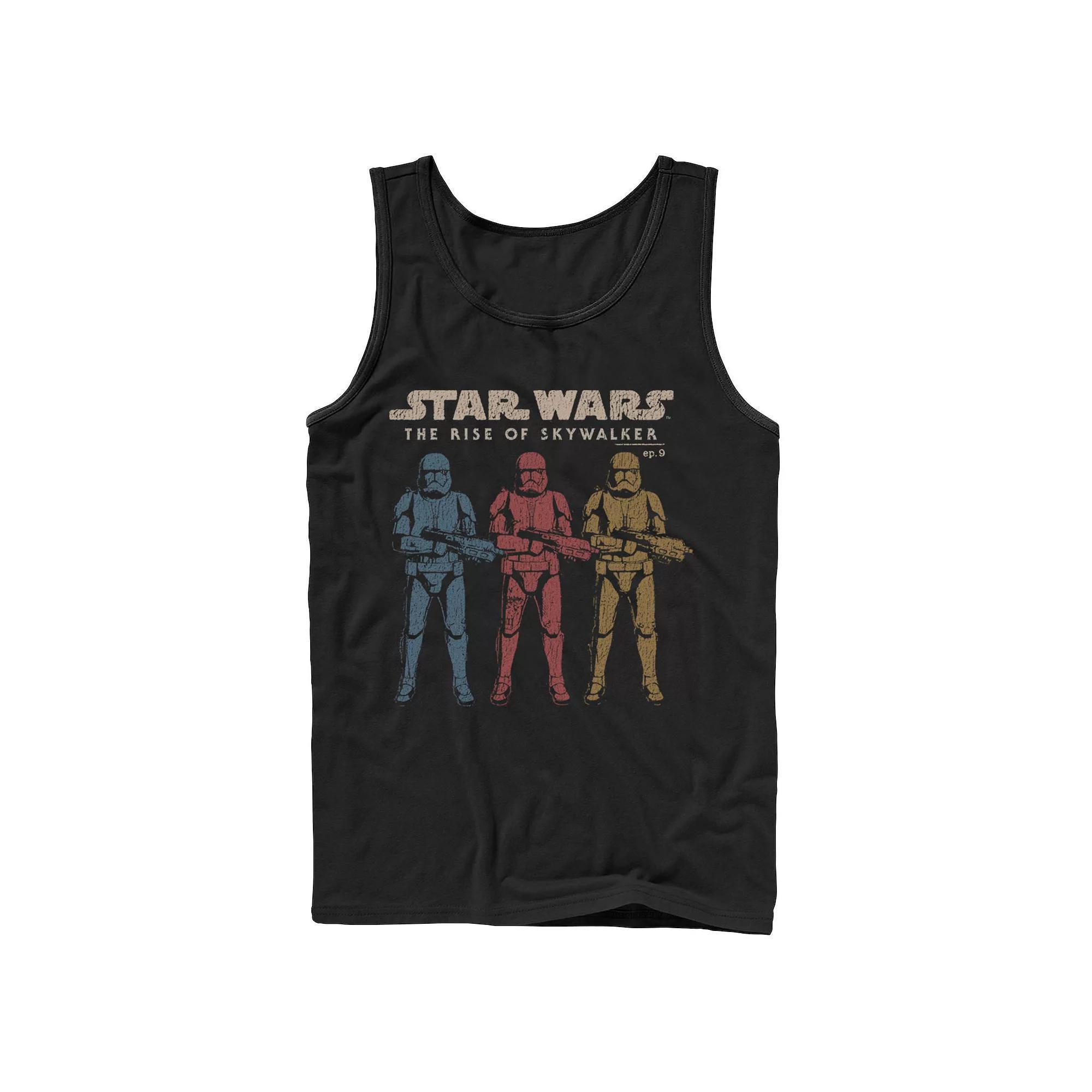 Men's Rocket Power Retro Triangle Logo Graphic Tank Top, Size: XL, Black Product Image