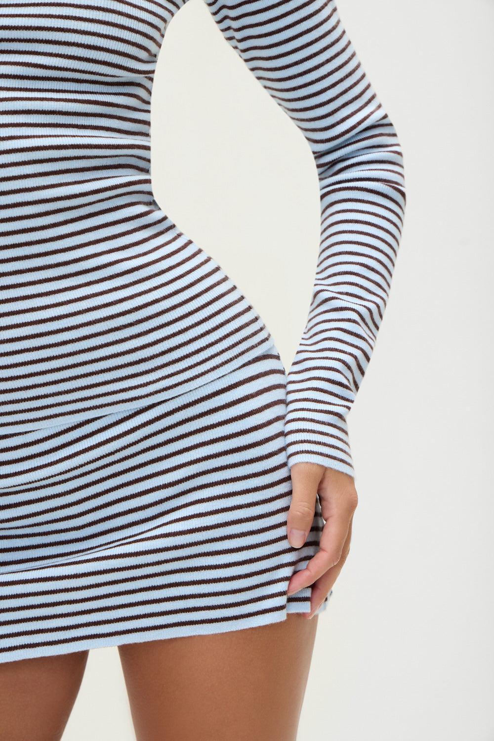 Marialla Mini Skort - Montauk Stripe Product Image