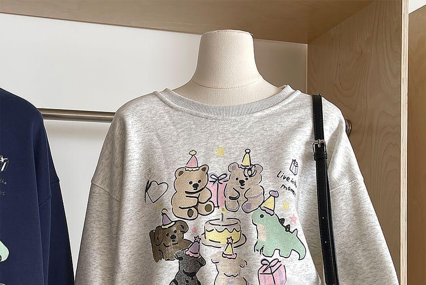 Crewneck Print Pullover Product Image