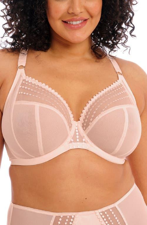 Elomi Plus Size Matilda Embroidered Sheer Plunging Convertible U-Back to Racerback Contour Wire Full Product Image