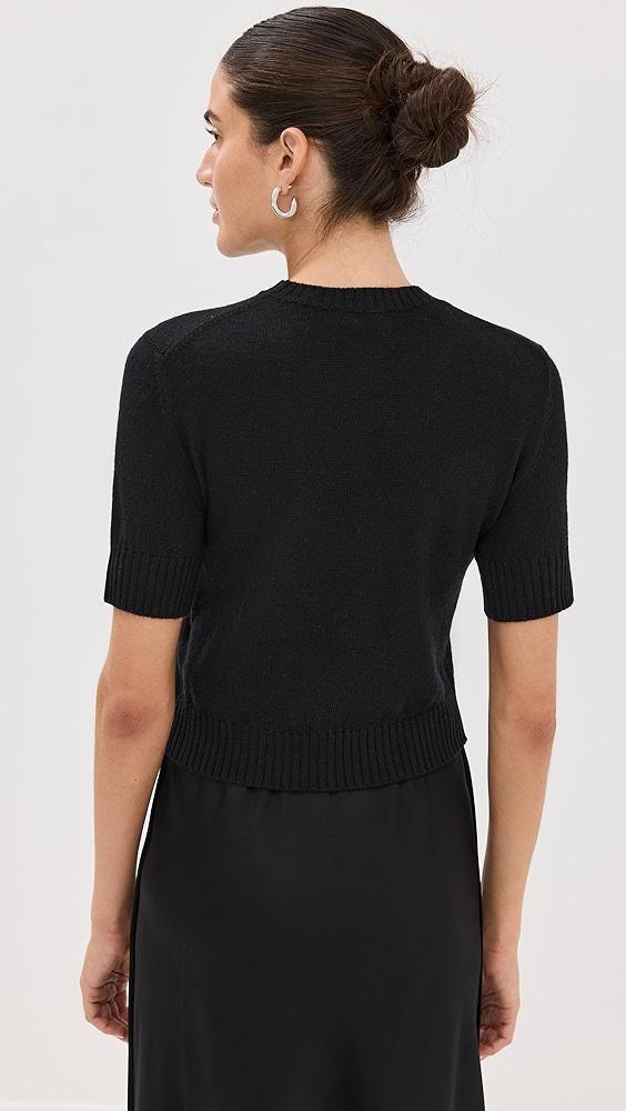 Jil Sander Open Stitch Short Sleeve Sweater | Shopbop Product Image
