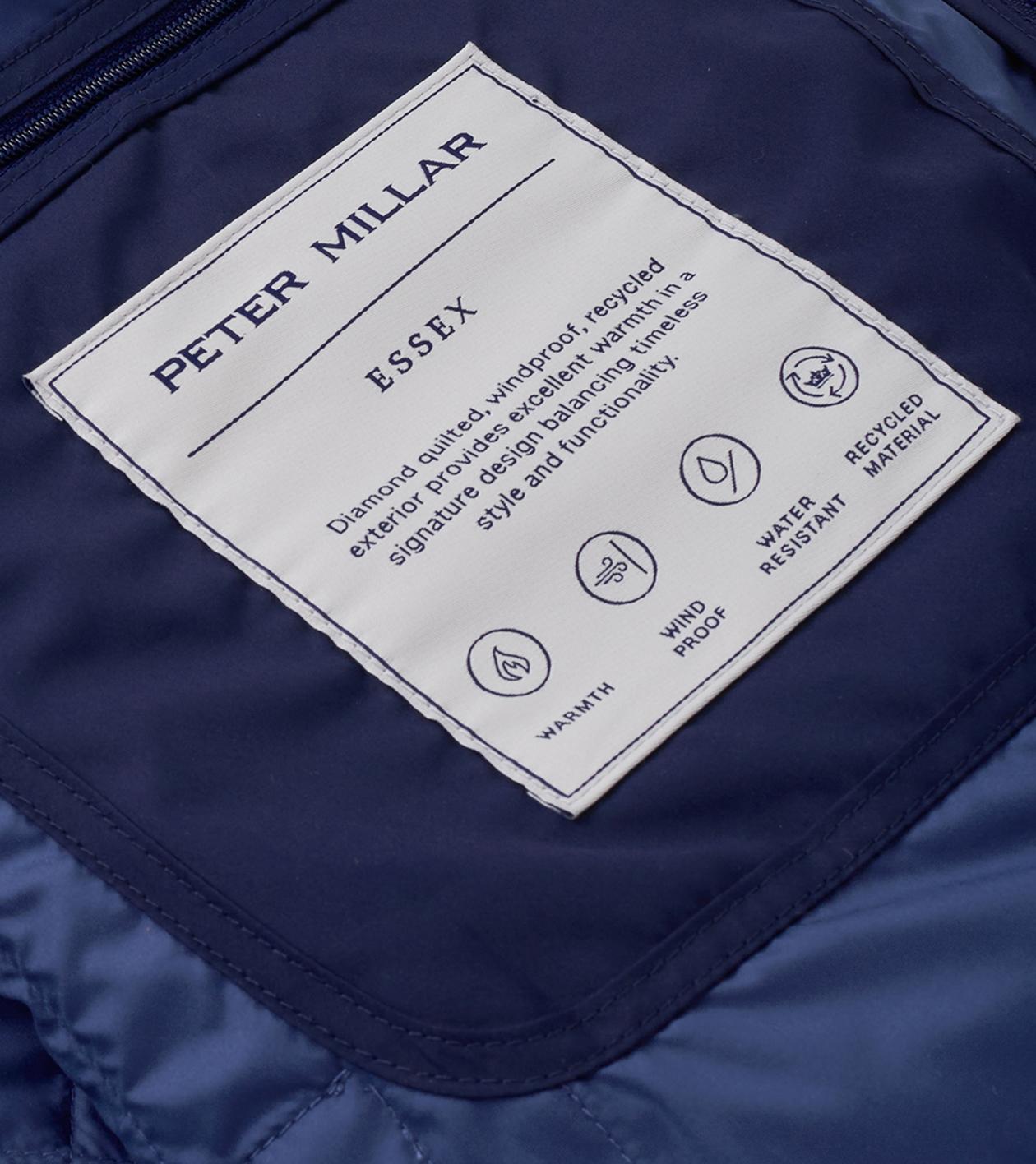 Peter Millar Mens Essex Vest | Color: Navy | Size: S Product Image