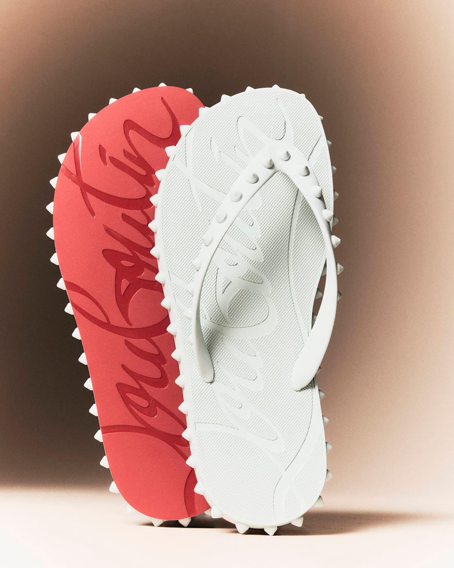 Loubi Donna Spike Red Sole Flip Flops Product Image