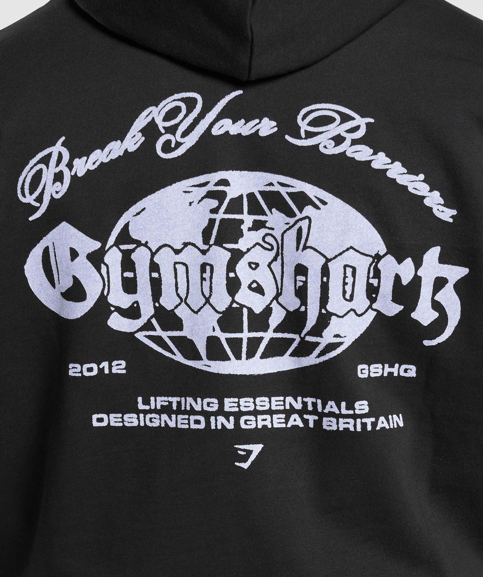 Gymshark Break Your Barriers Hoodie - Black Male Product Image