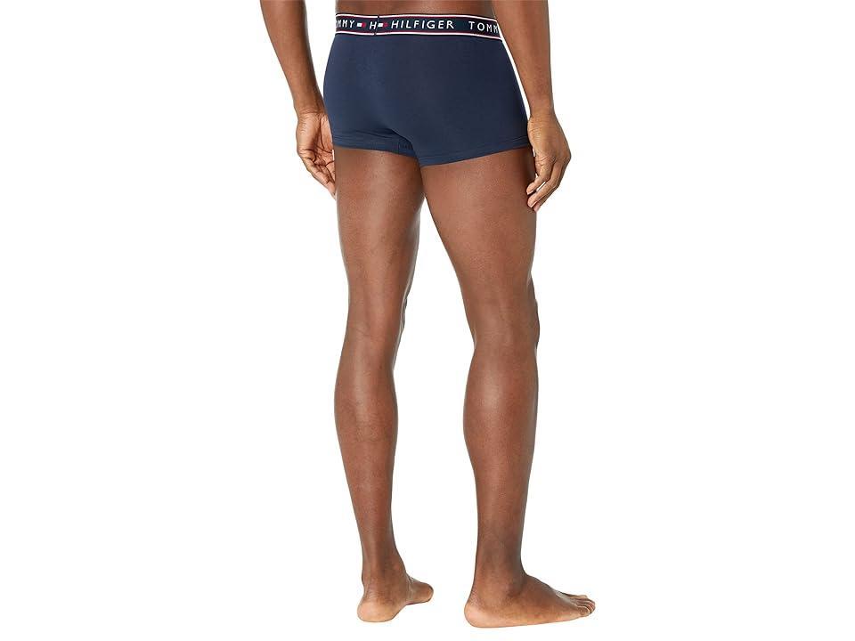 Men's Tommy Hilfiger Stretch 3-Pack Trunk Briefs, Size: XXL, Red Black Grey Product Image