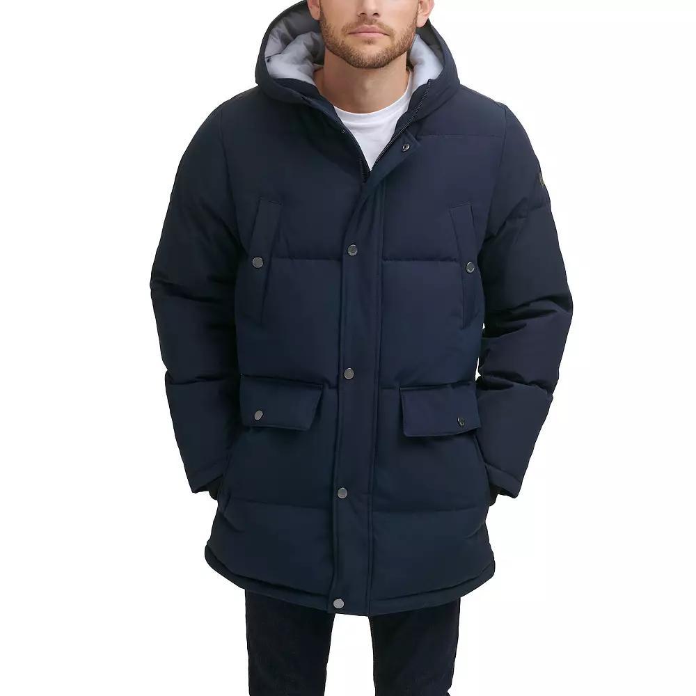 Men's Dockers® Arctic Cloth Heavyweight Performance Hooded Parka, Size: Medium, Green Product Image