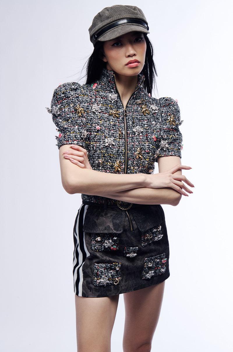 BERNIE TWEED MINI DRESS Product Image
