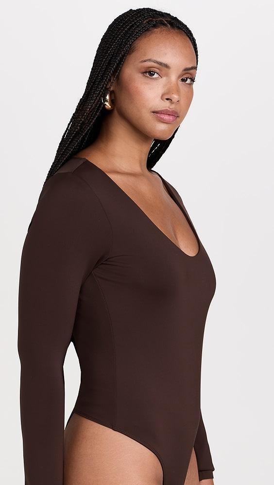 Good American Scuba Scoop Thong Bodysuit | Shopbop Product Image