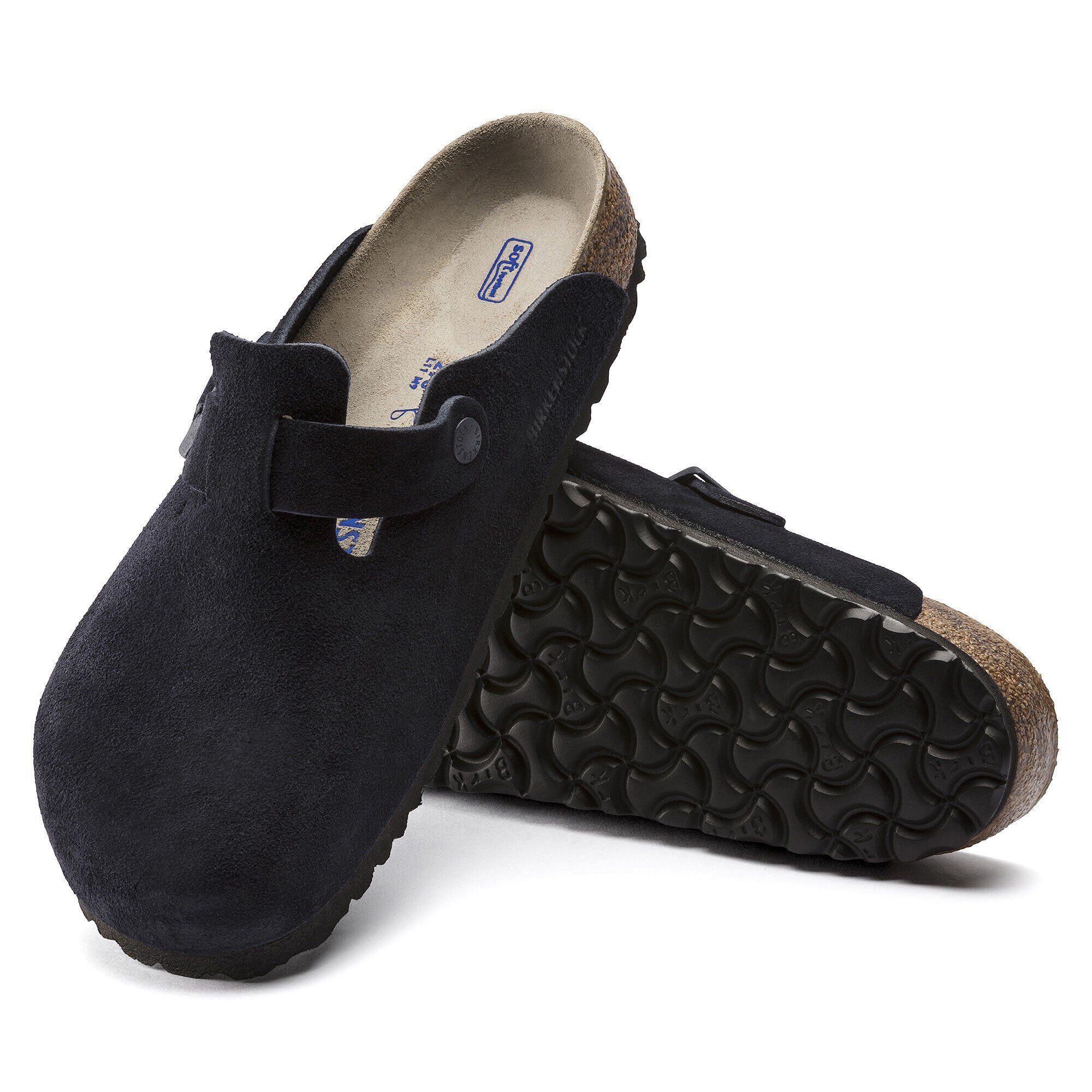 Boston Soft Footbed Suede Leather Midnight Blue Product Image