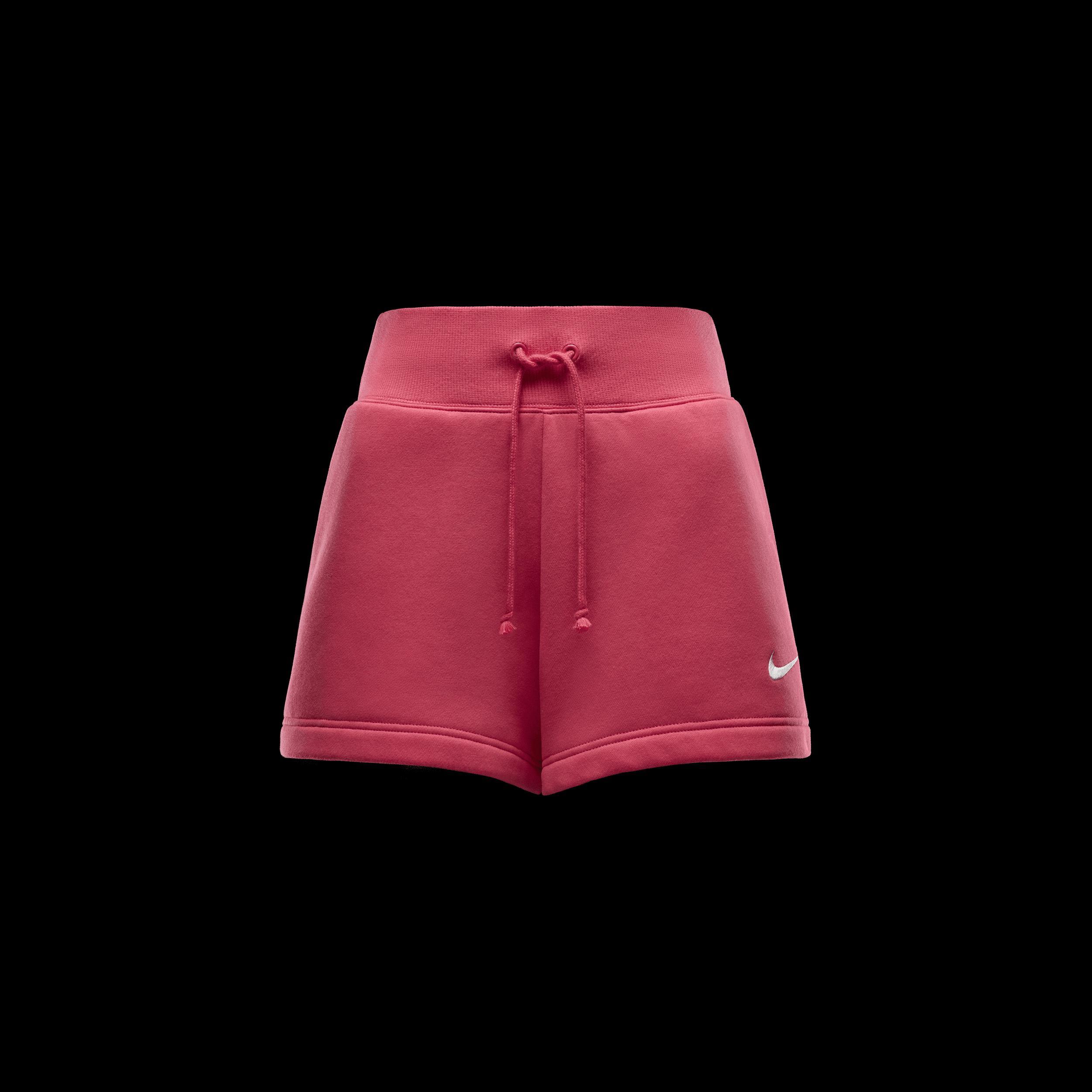 Nike Womens NSW Style Fleece High Rise Short - Aster Pink/Sail Product Image