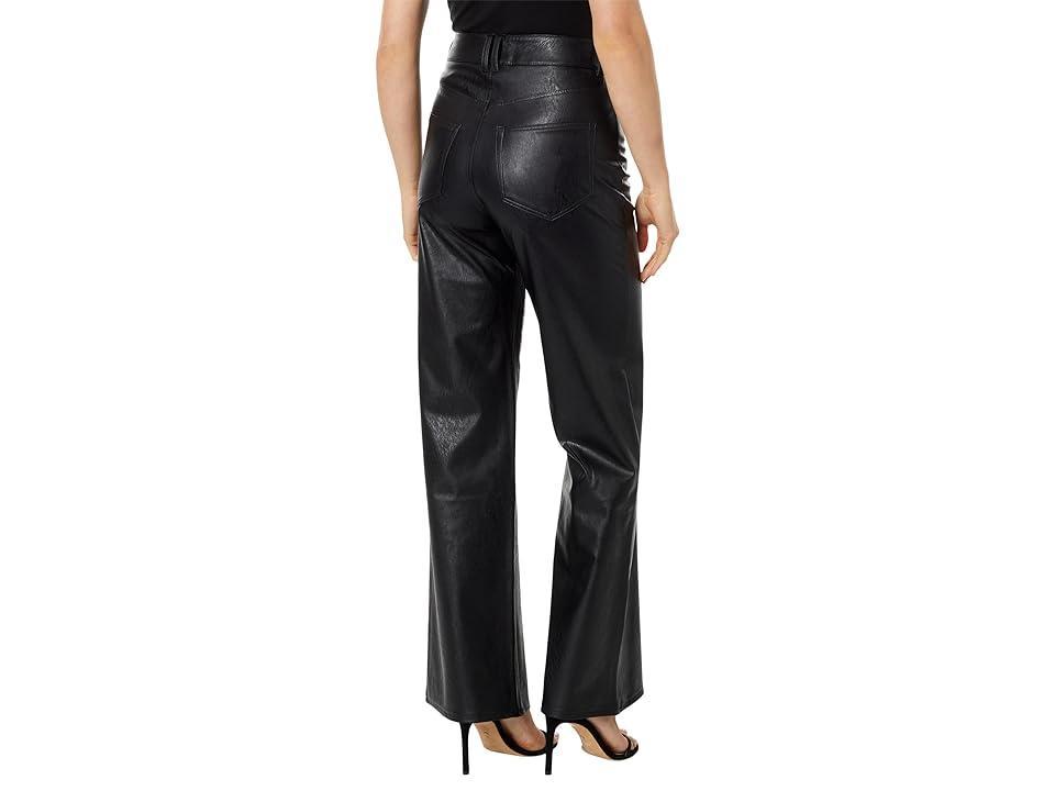 Sasha Straight Faux-Leather Pants Product Image