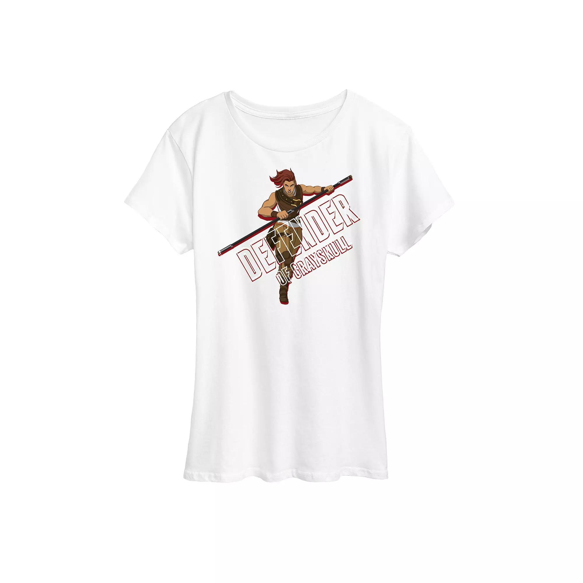 Womens Masters of the Universe Defender Graphic Tee Product Image