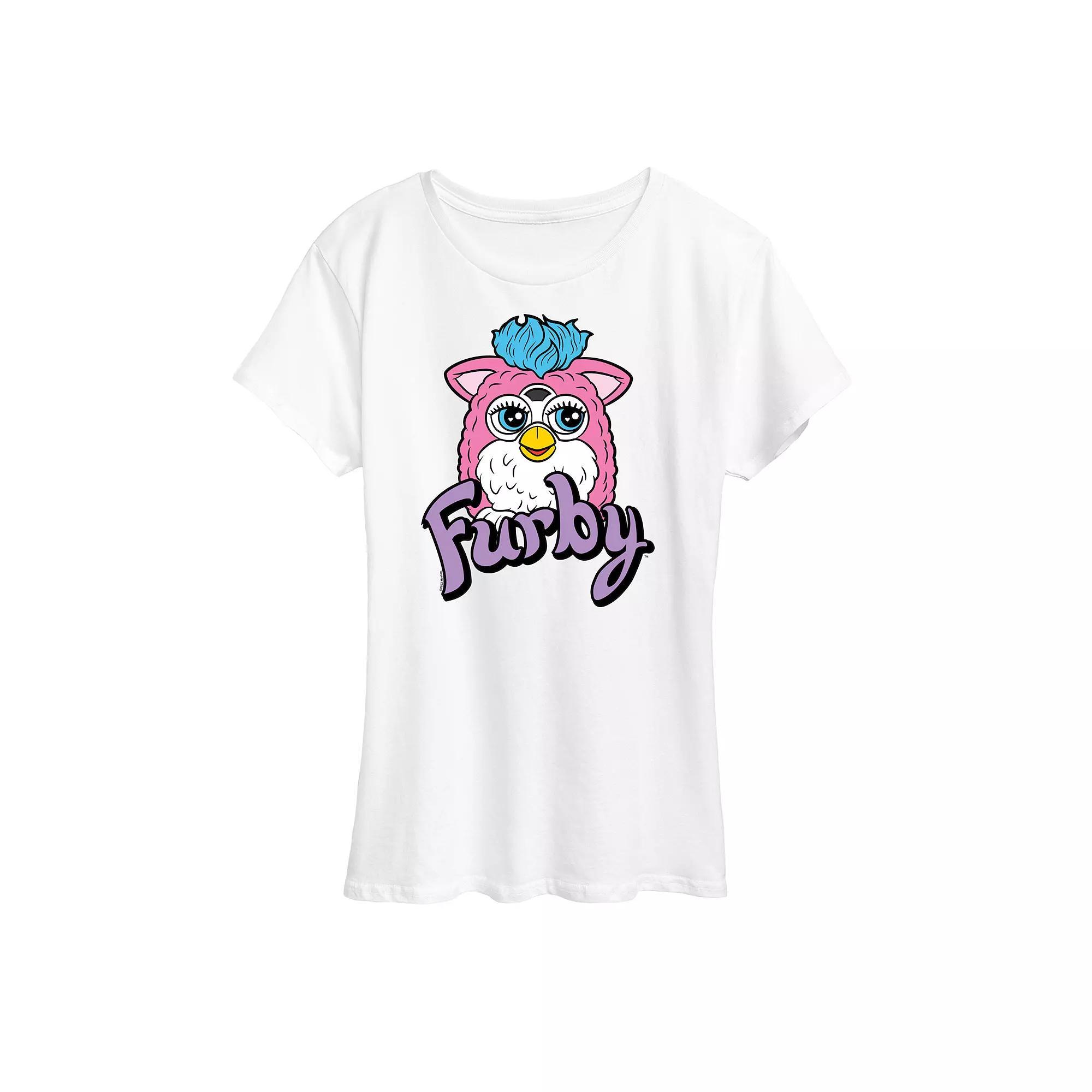Womens Furby With Logo Graphic Tee Product Image