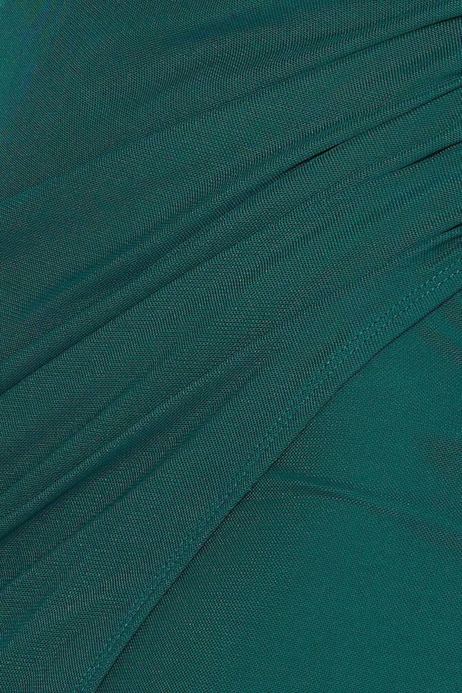 Getting Everywhere Mesh Maxi Dress Green Product Image