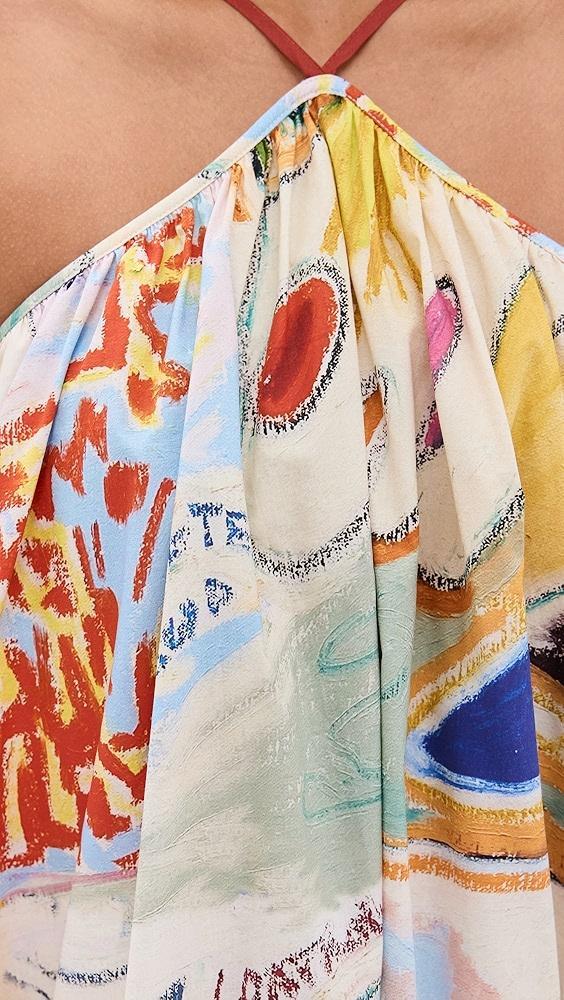 ALÉMAIS La Charrasca Halter Mini Dress | Shopbop Product Image