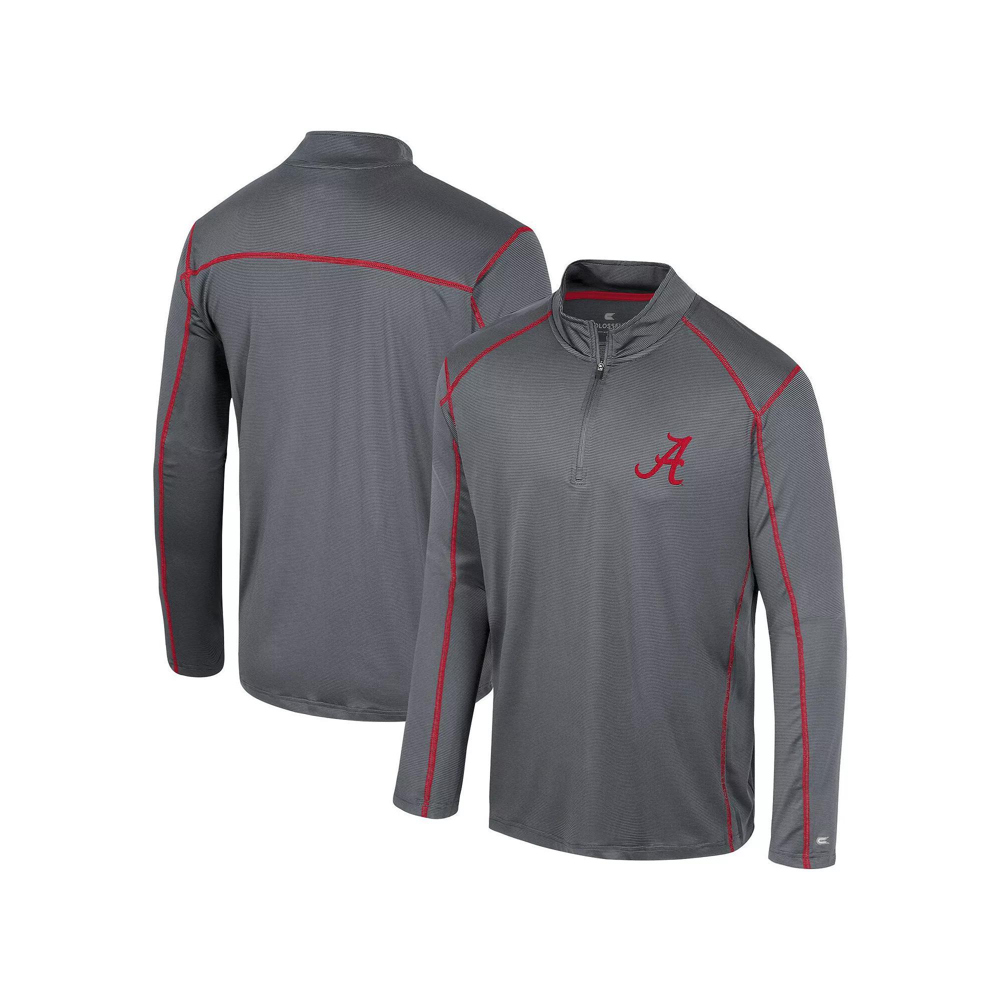 Men's Colosseum Black Maryland Terrapins Cameron Quarter-Zip Windshirt, Size: Large Product Image
