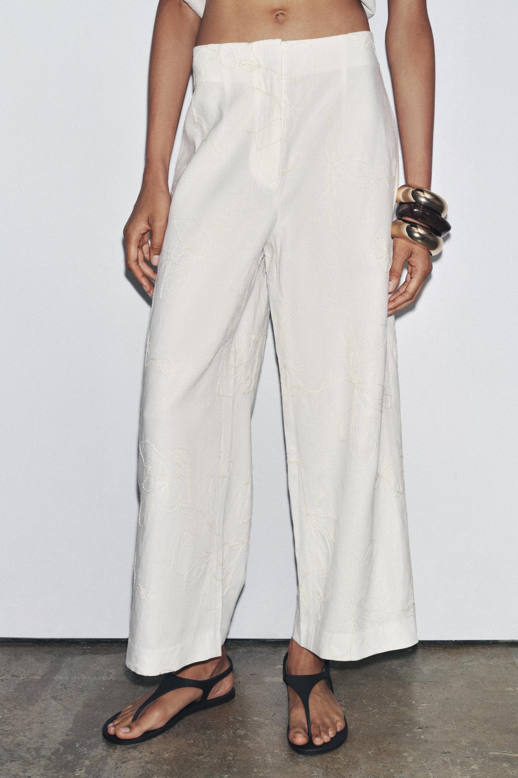 ZW COLLECTION EMBROIDERED CULOTTES Product Image