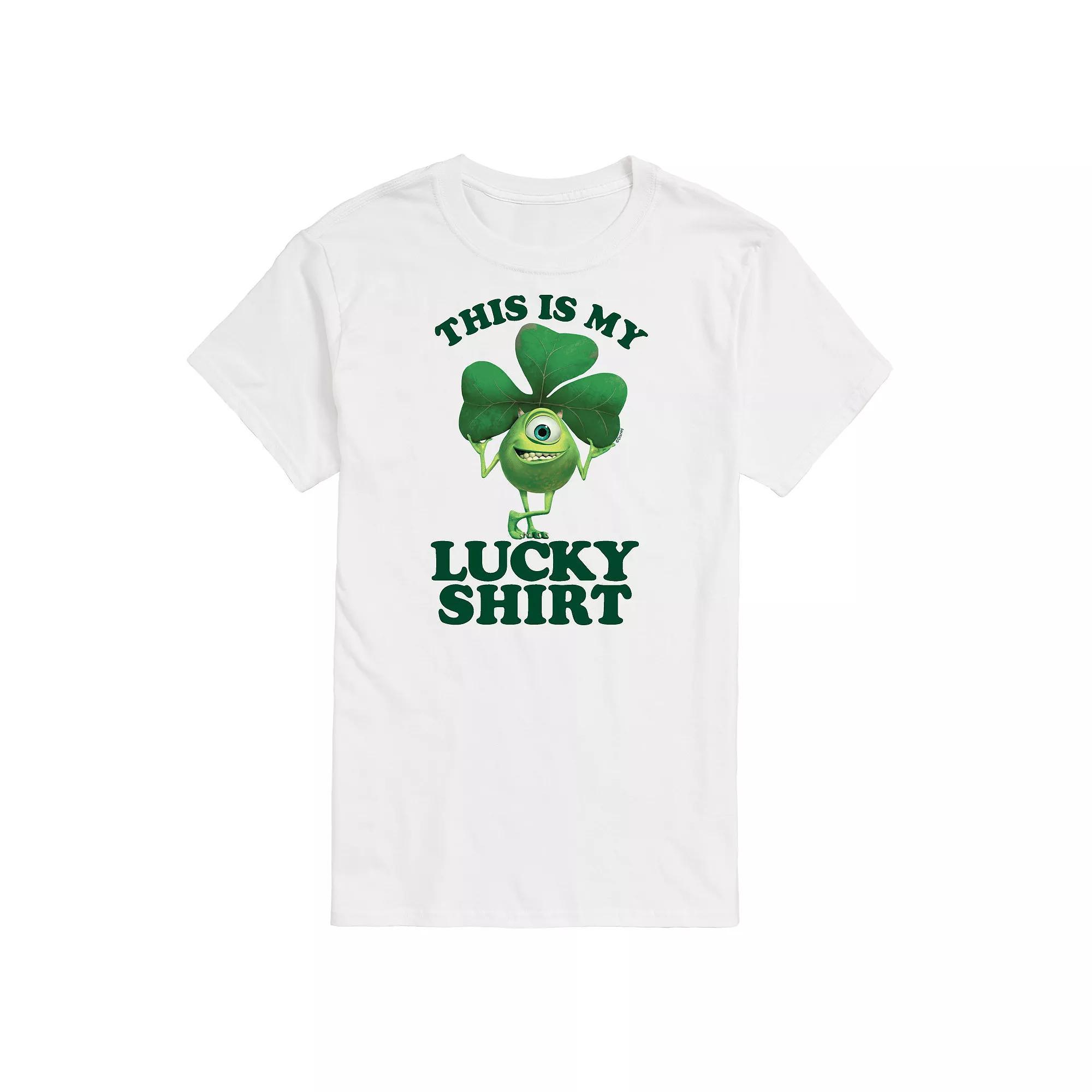 Disneys Monsters Inc. Mens My Lucky Shirt Graphic Tee Product Image