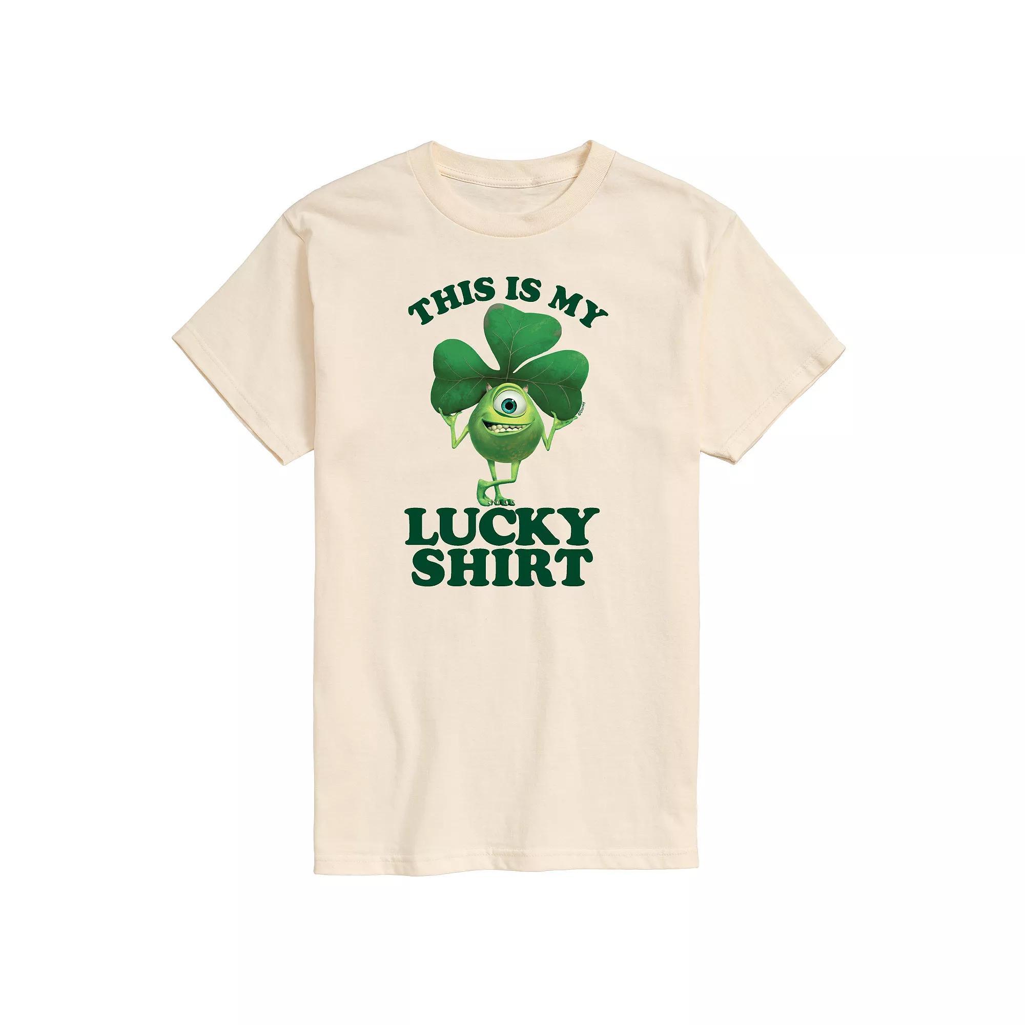 Disneys Monsters Inc. Mens My Lucky Shirt Graphic Tee Product Image