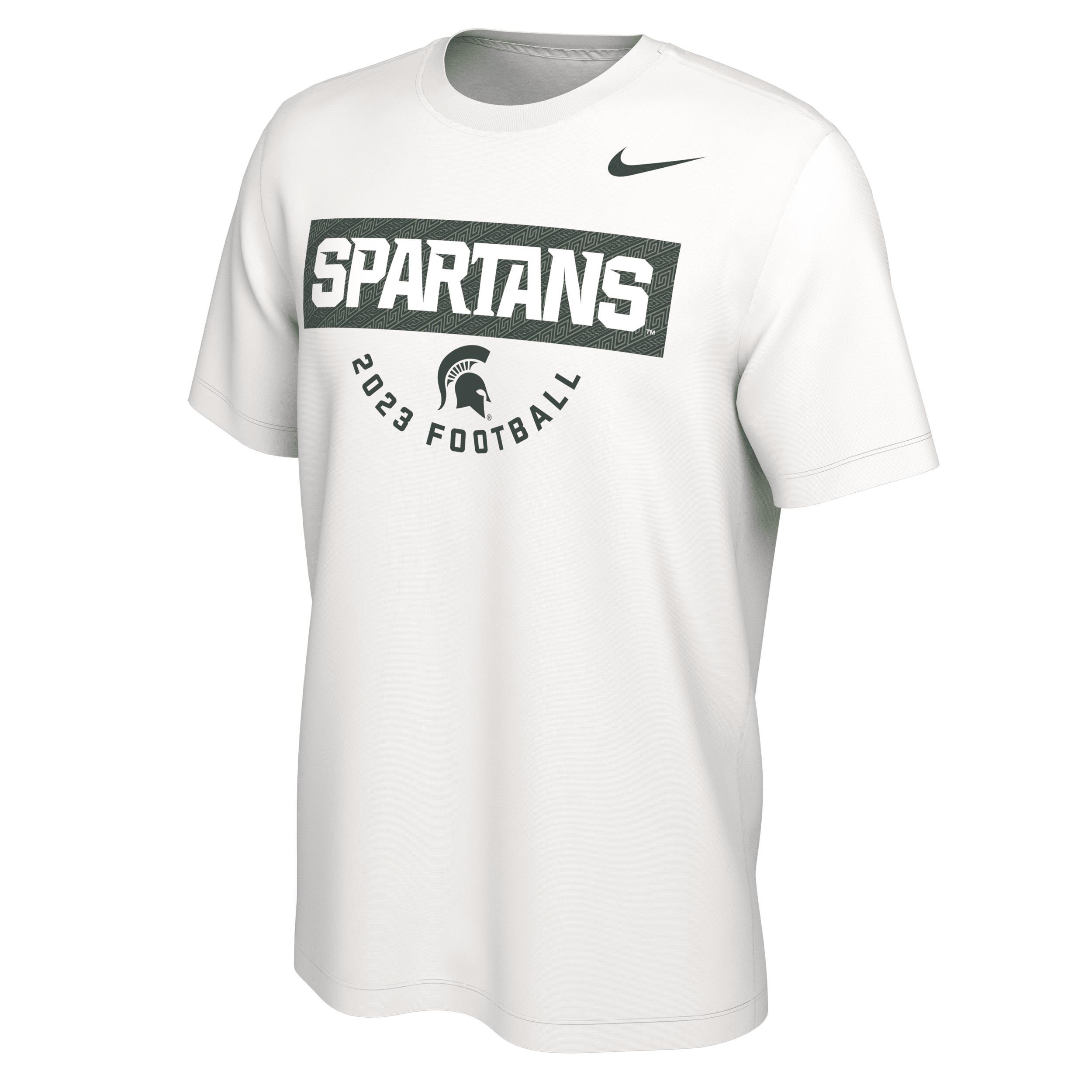 Men's Nike White Michigan State Spartans 2023 Fan T-Shirt, Size: 2XL Product Image