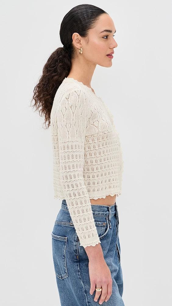 Z Supply Cardi Crochet Top | Shopbop Product Image