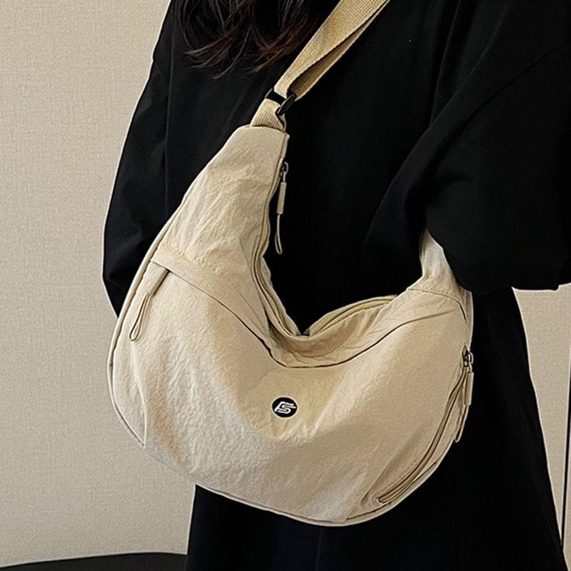 Letter Embroidered Crossbody Bag Product Image