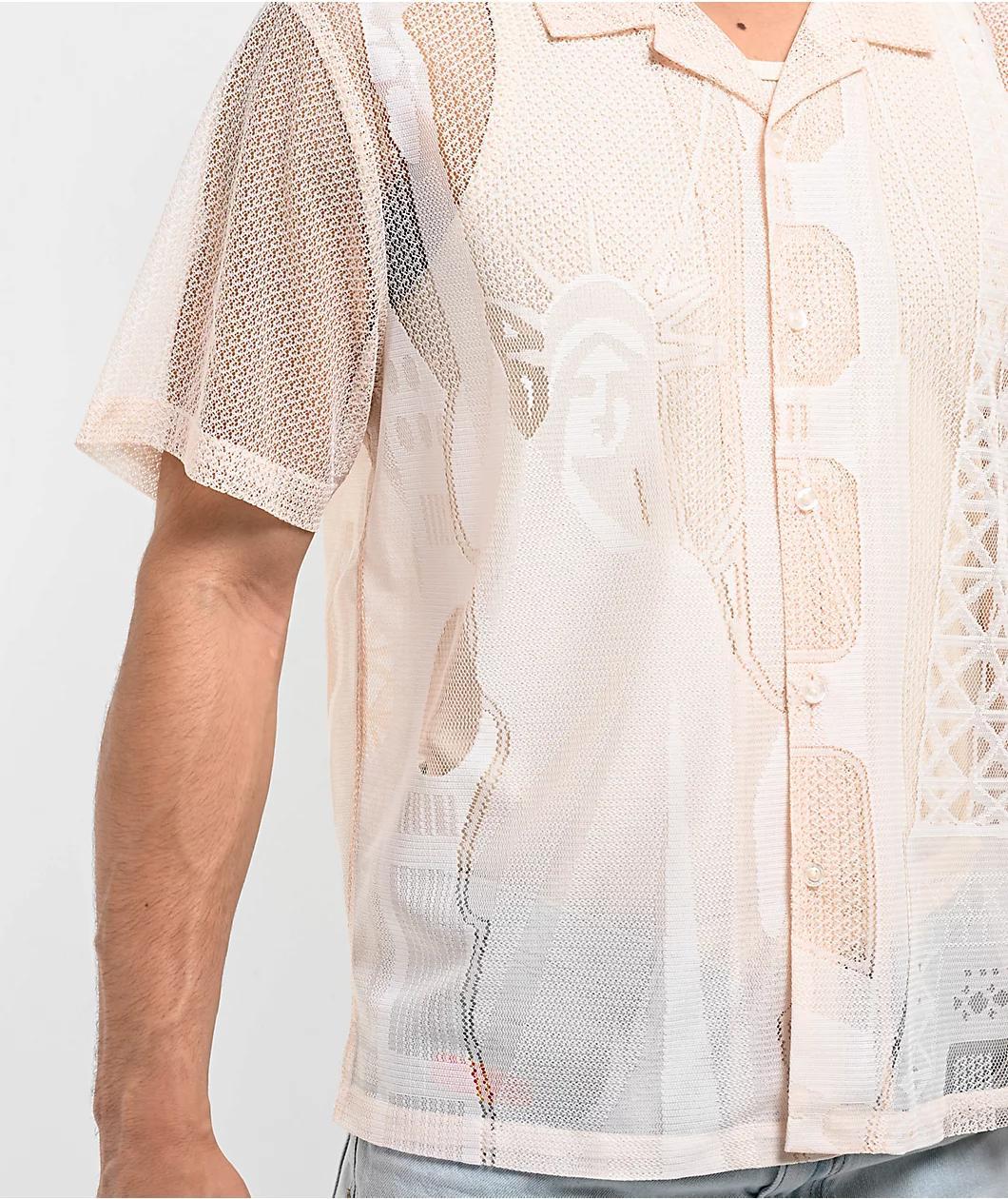 HUF World Tour Lace Short Sleeve Button Up Shirt Product Image