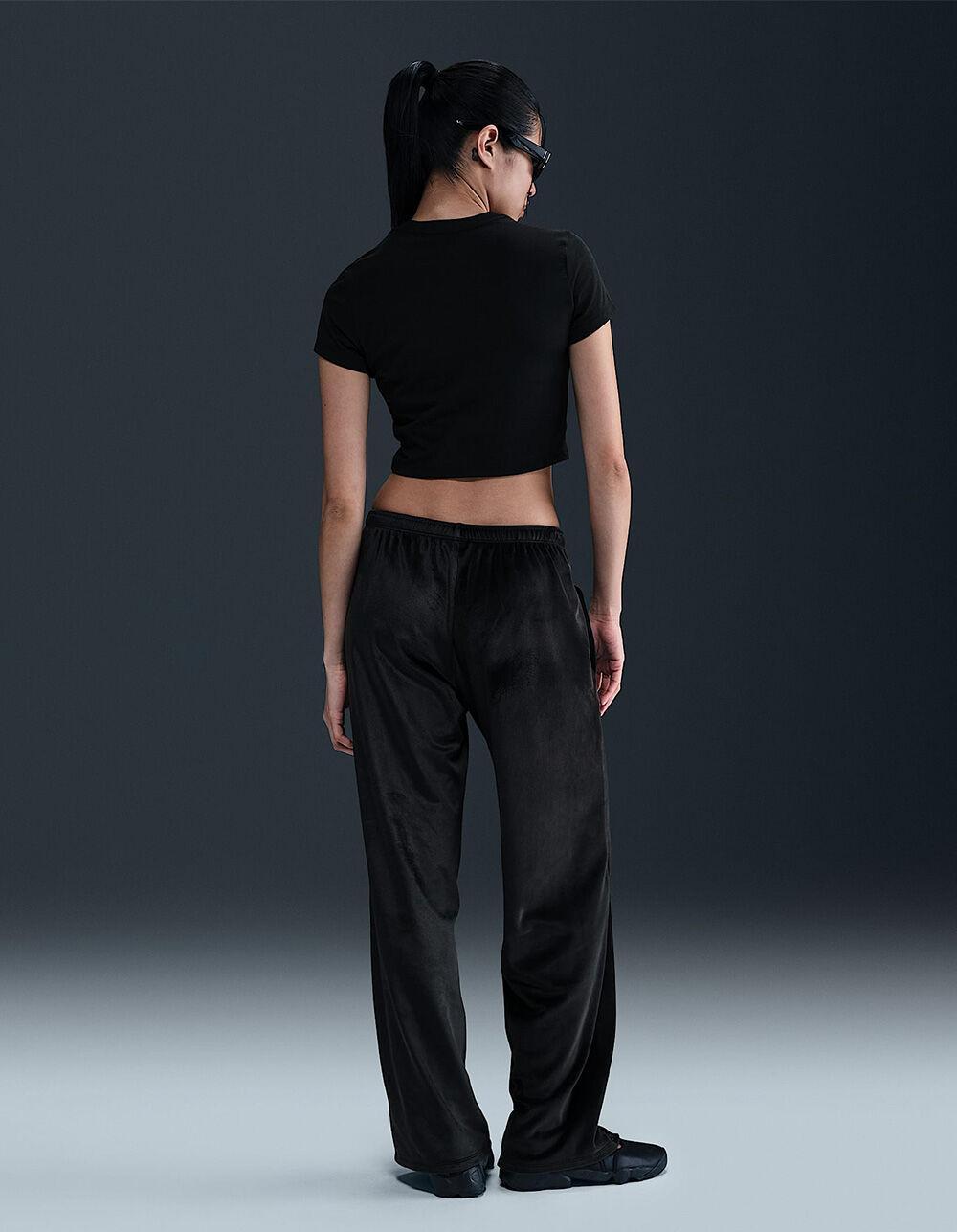 NIKE Sportswear Chill Knit Womens Crop Tee Product Image