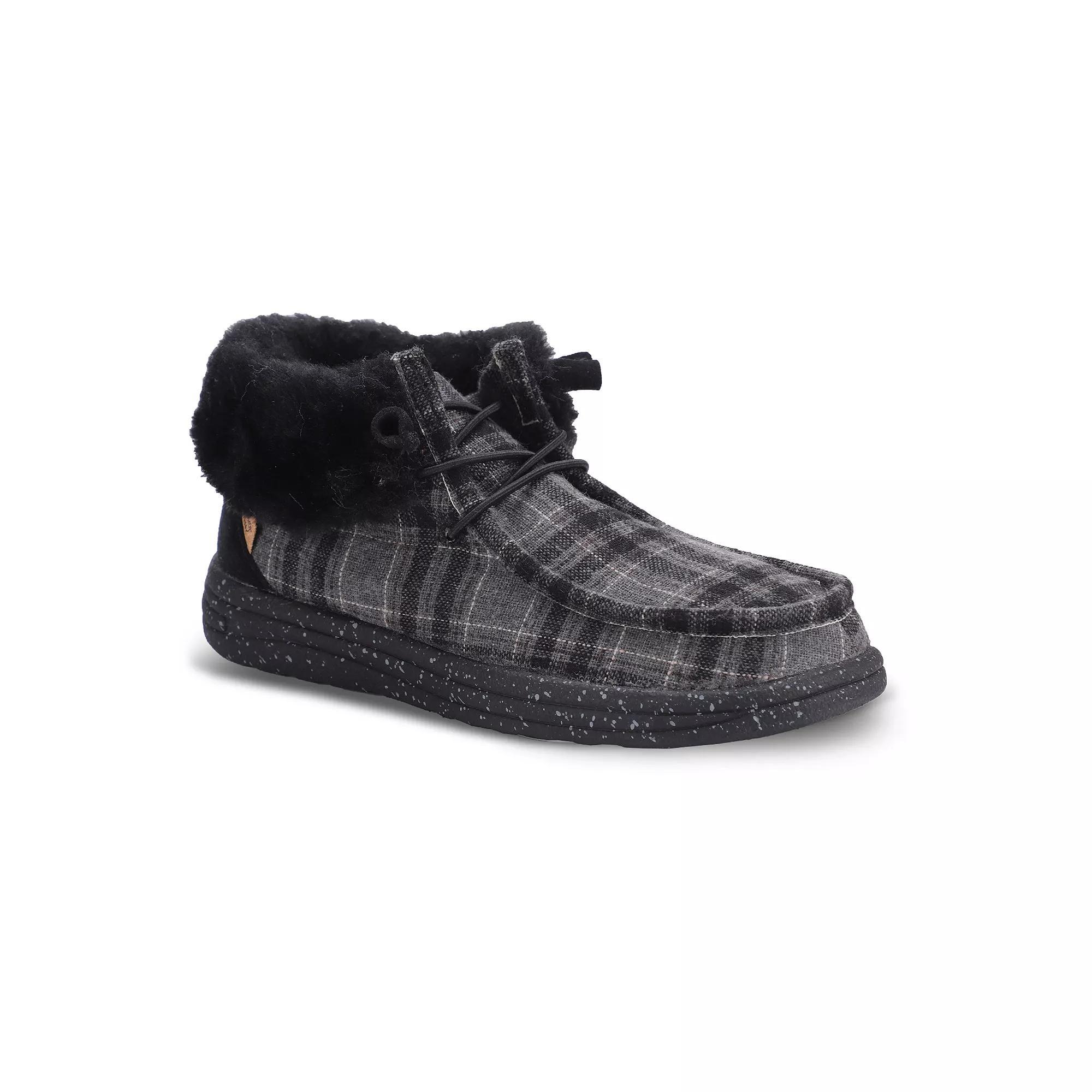 Mykos Cassidy Womens Ankle Boots Brown Plaid Product Image