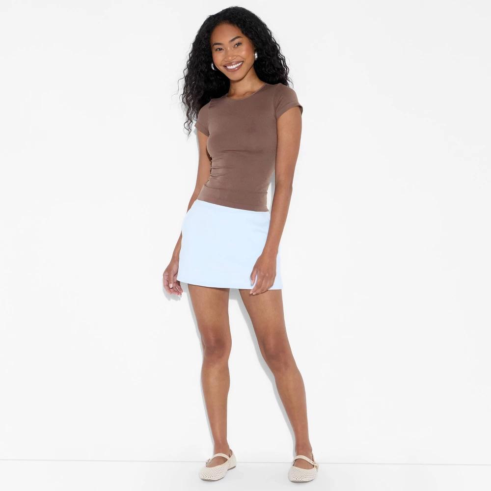 Women's Short Sleeve Jersey Seamless T-Shirt - Wild Fable™ Product Image