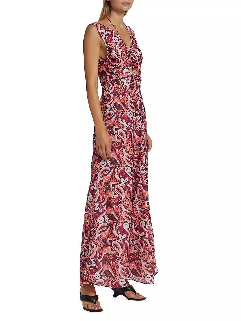 Sevres Printed Silk-Blend Jumpsuit Product Image