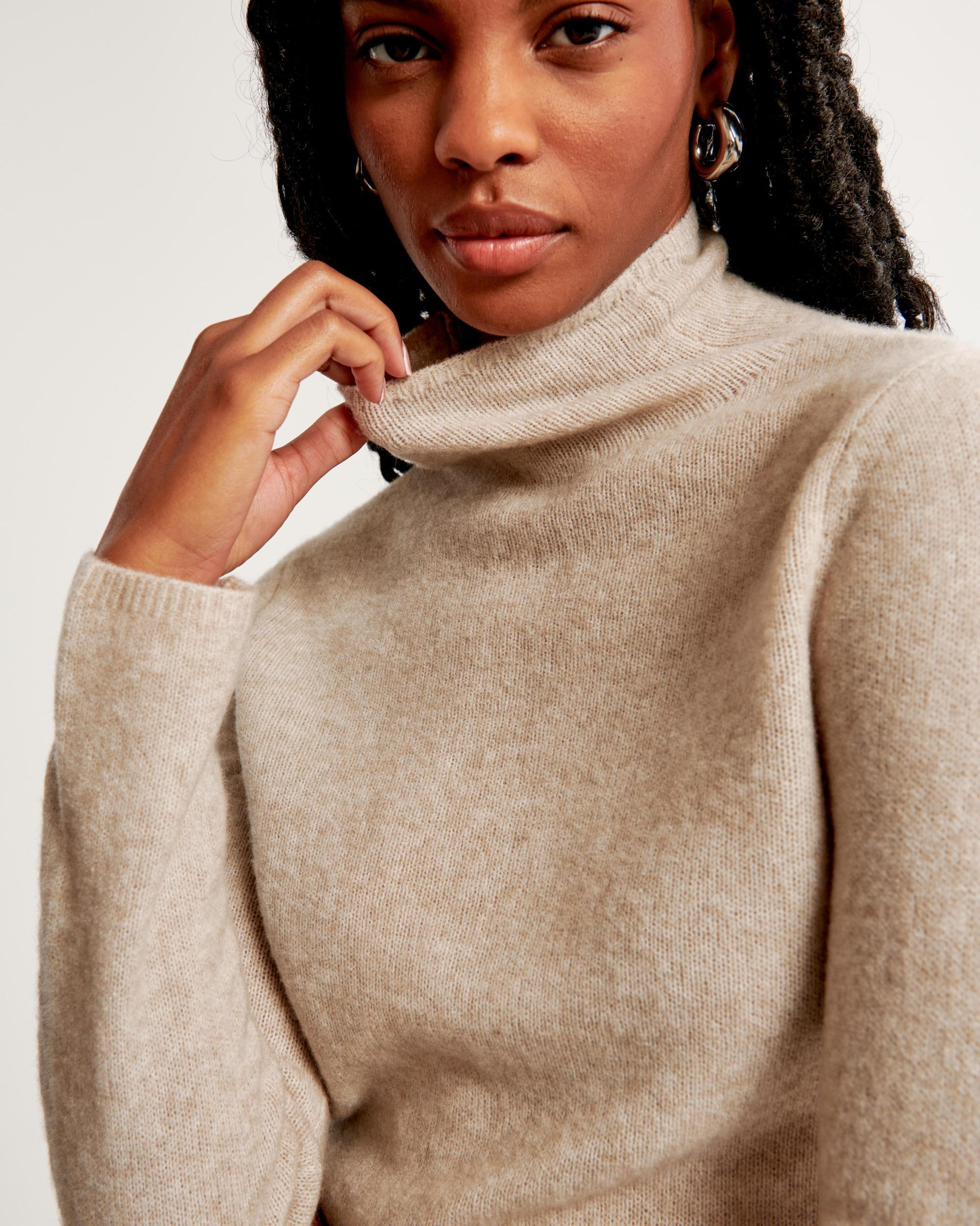 Merino Wool-Blend Turtleneck Sweater Product Image
