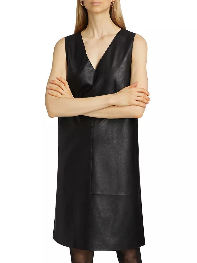 Graylen Faux Leather Shift Dress Product Image
