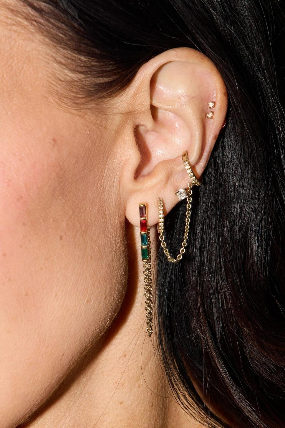 Multicolor Lucia Statement Earrings Product Image