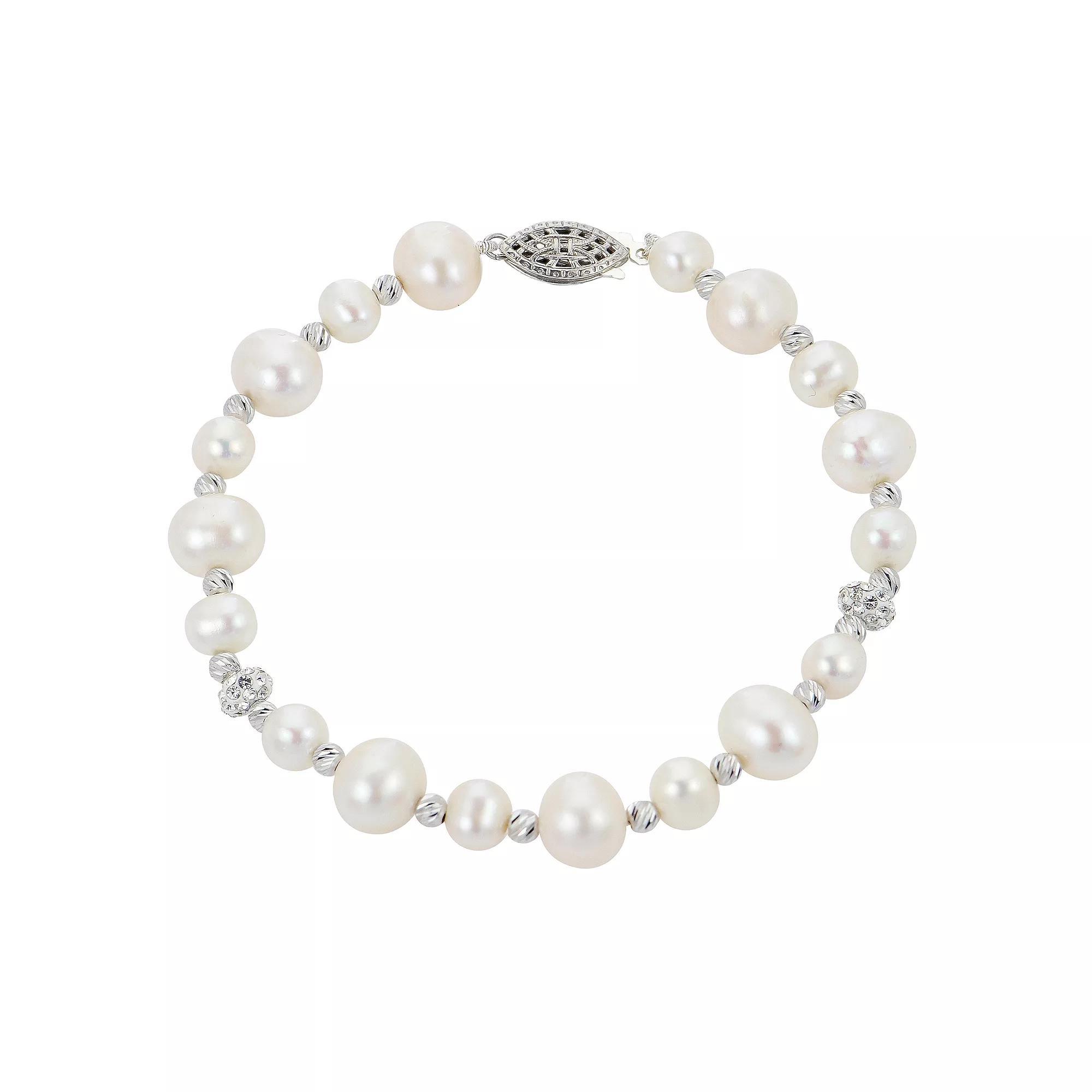 PearLustre by Imperial Freshwater Cultured Pearl Bracelet, Womens Sterling Product Image