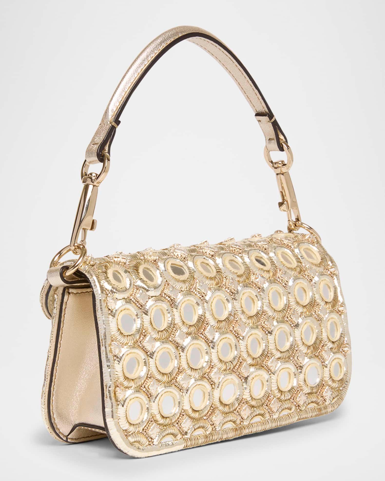 Loco Small Mirror Embellished Shoulder Bag Product Image